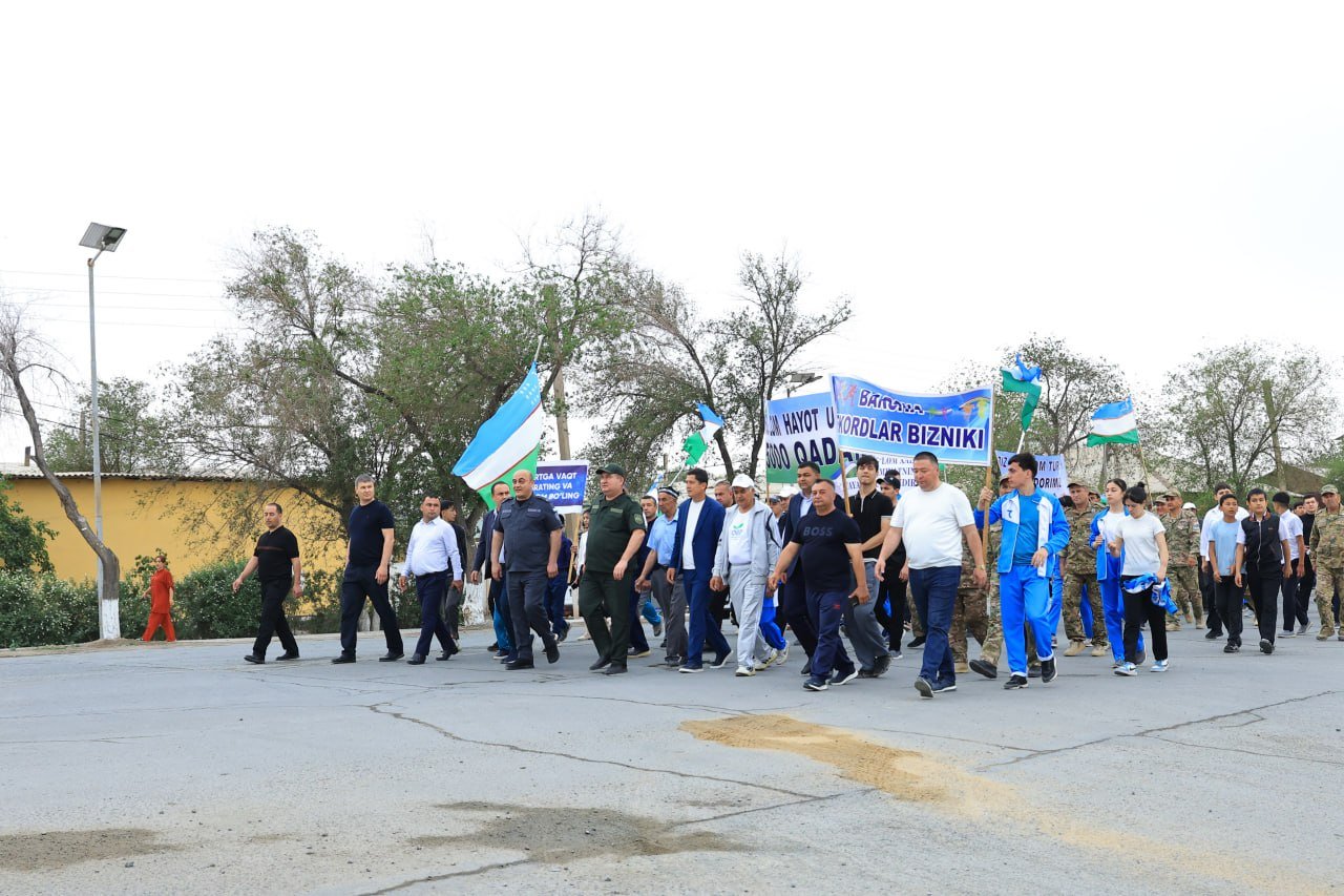 Yangiariq tumanida aholini sog‘lom turmush tarziga va sportga keng jalb etish maqsadida ommaviy sport tadbirlari o‘tkazild